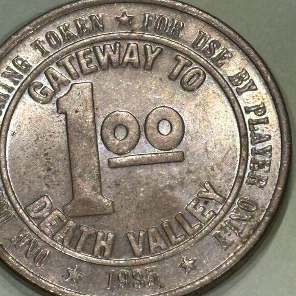 1988 STAGECOACH $1 Gaming Token Slot Beatty Nevada Vintage Stagecoach Token - Picture 7 of 12